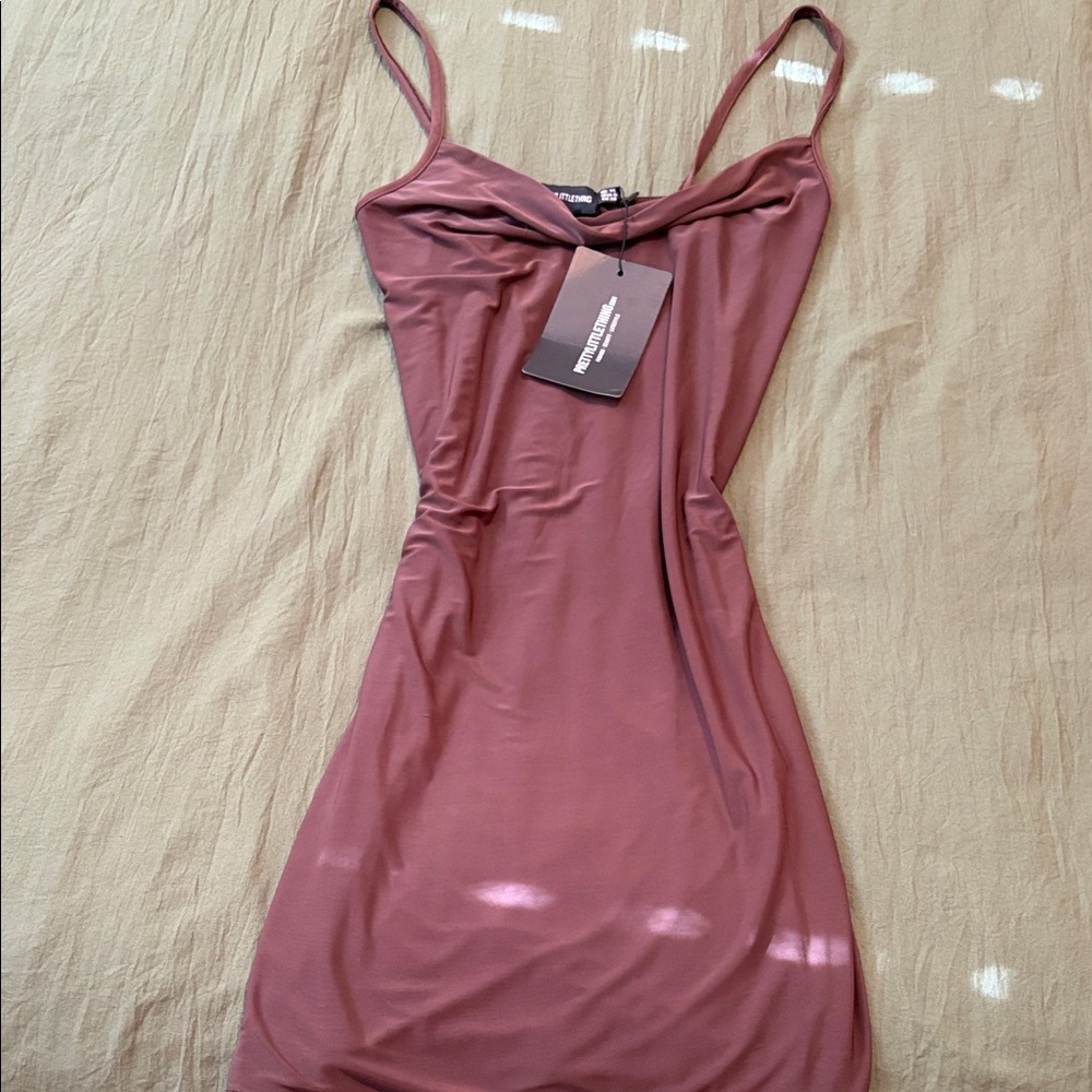 Pretty little thing slinky bodycon dress